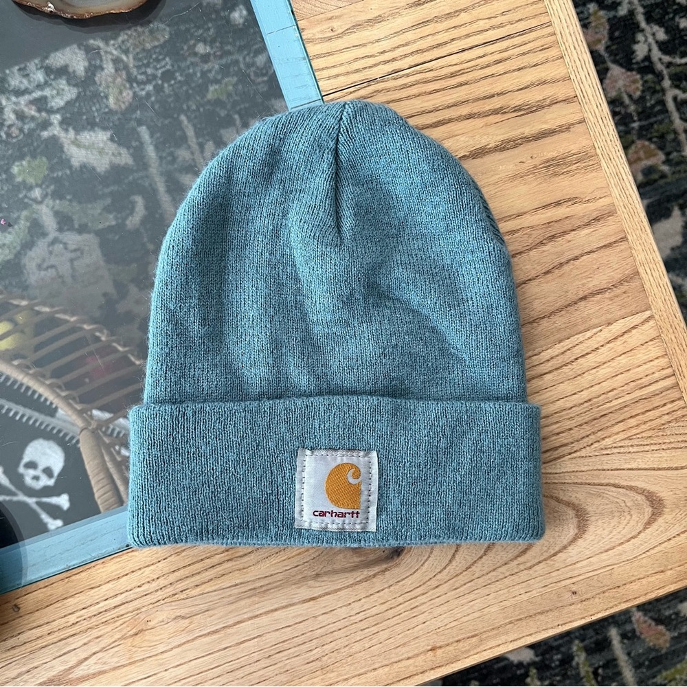 Blue Carhartt beanie